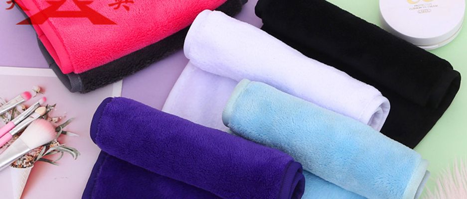 Customized LOGO Beauty Towel Soft Microfiber Makeup Remover Towel
